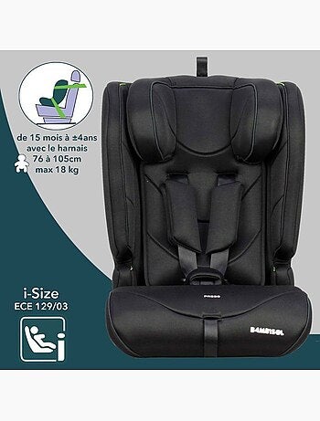 Siège auto évolutif i-size 76-150 cm groupe 1/2/3 ceinturé - ay570n - bambisol