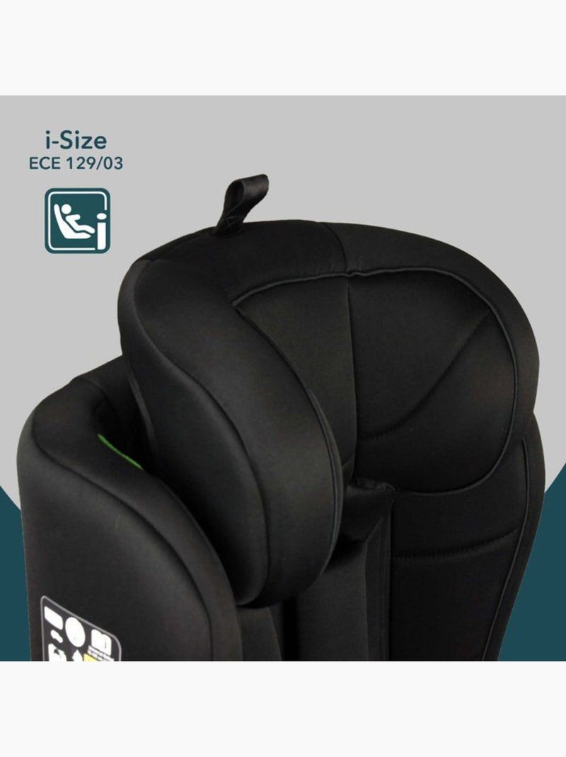 Siège auto évolutif i-size 76-150 cm groupe 1/2/3 ceinturé - ay570n - bambisol Noir - Kiabi