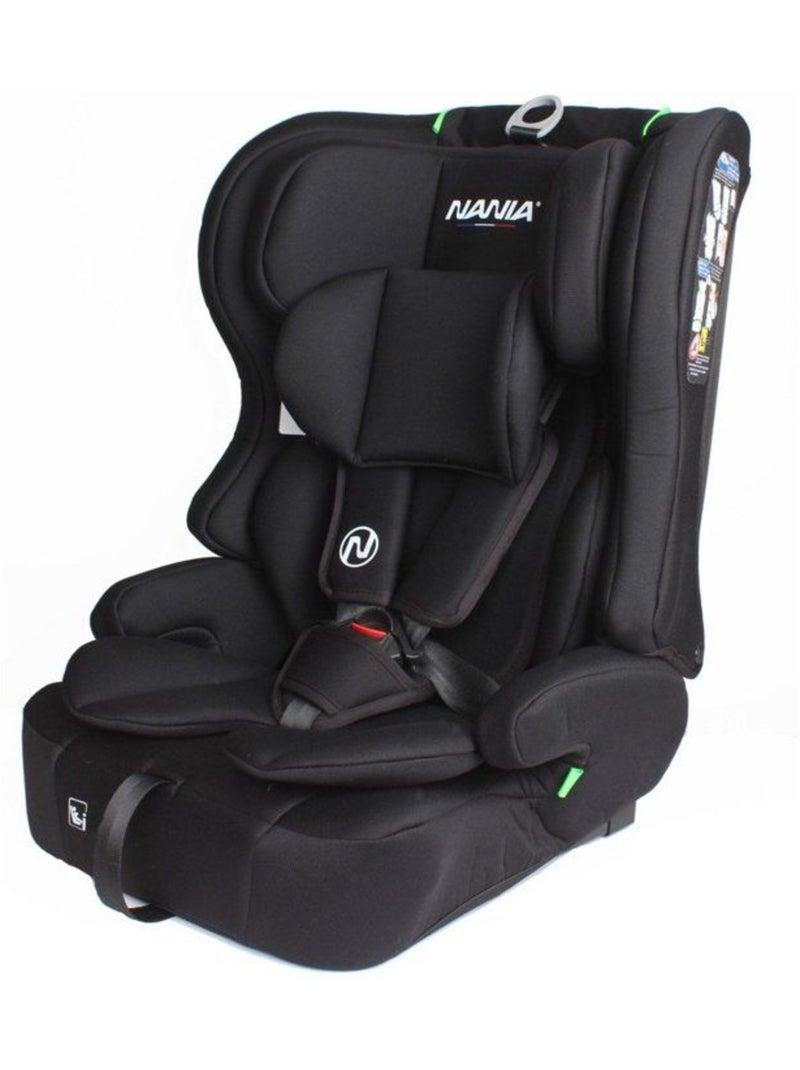 Siège auto évolutif i-size 76-150 cm groupe 1/2/3 ceinturé avec réducteur - rio - nania Noir - Kiabi