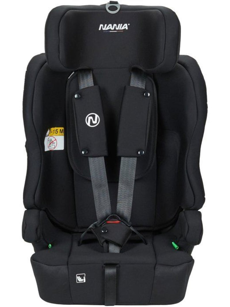 Siège auto évolutif i-size 76-150 cm groupe 1/2/3 ceinturé avec réducteur - rio - nania Noir - Kiabi