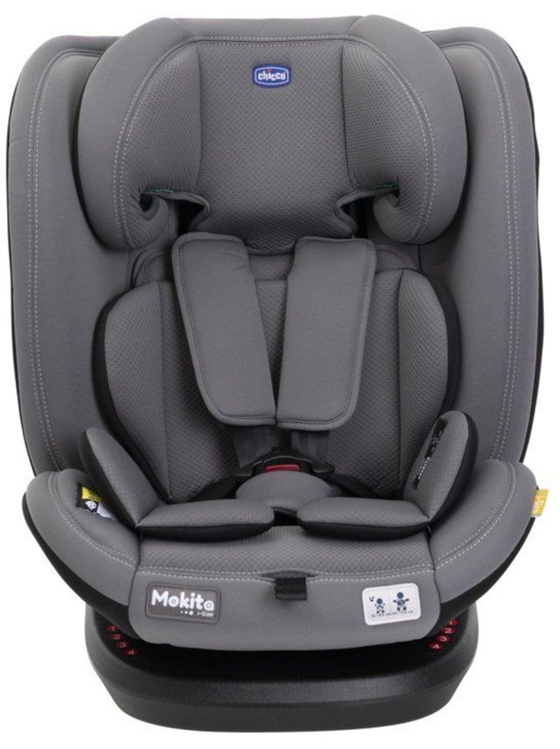 Siège auto évolutif i-size 76-150 cm groupe 1/2/3 isofix - mokita - chicco Gris Noir - Kiabi