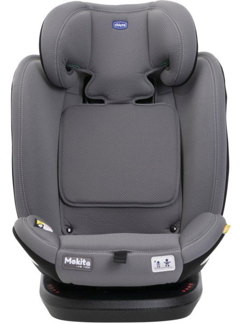 Siège auto évolutif i-size 76-150 cm groupe 1/2/3 isofix - mokita - chicco Gris Noir - Kiabi