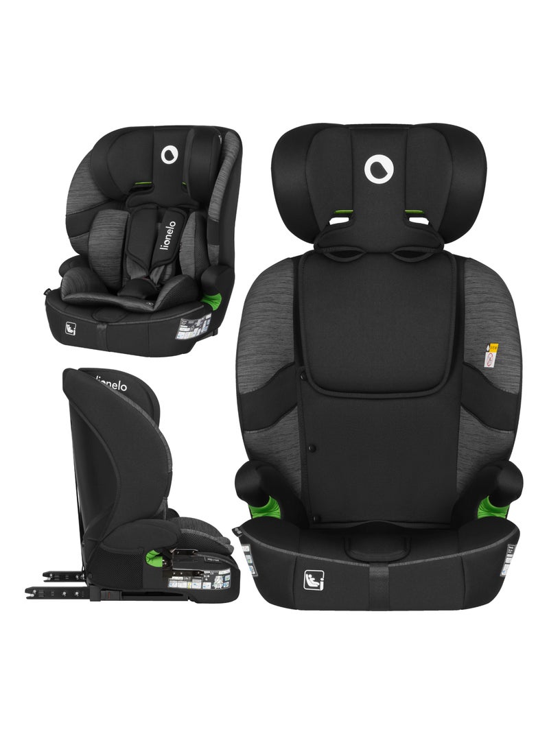 Siège auto évolutif LIONELO Billy i-Size - ISOFIX - Top Tether - 76-150 cm - Groupe 1/2/3 Gris - Kiabi