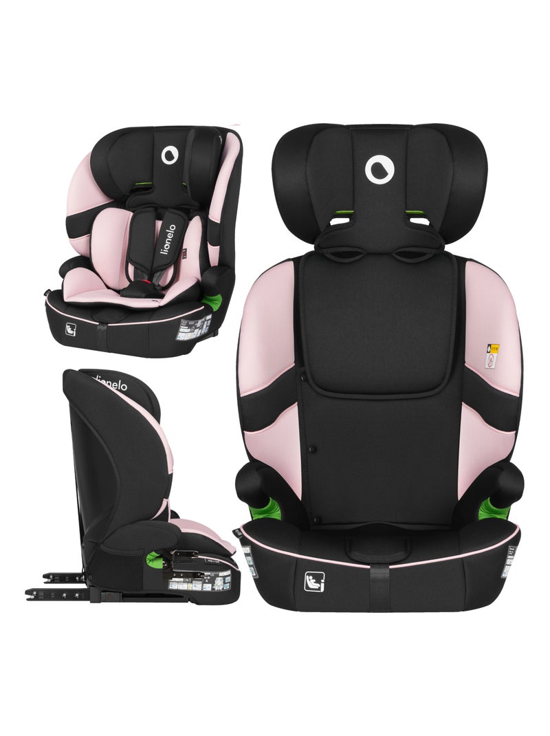 Siège auto évolutif LIONELO Billy i-Size - ISOFIX - Top Tether - 76-150 cm - Groupe 1/2/3 Rose - Kiabi