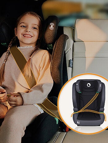 Siège auto évolutif LIONELO Igo i-Size - Large assise - ISOFIX - 100-150 cm - Groupe 2/3