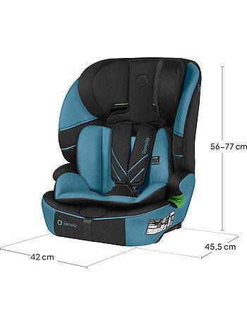 Siège auto évolutif LIONELO Levi Fix i-Size - ISOFIX - 76-150 cm - Groupe 1/2/3