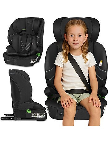 Siège auto évolutif LIONELO Levi Fix i-Size - ISOFIX - 76-150 cm - Groupe 1/2/3