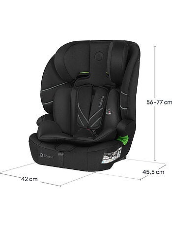 Siège auto évolutif LIONELO Levi Fix i-Size - ISOFIX - 76-150 cm - Groupe 1/2/3