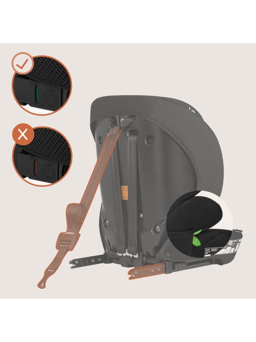 Siège auto évolutif LIONELO Levi Fix i-Size - ISOFIX - 76-150 cm - Groupe 1/2/3 - Kiabi