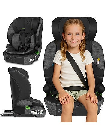 Siège auto évolutif LIONELO Levi Fix i-Size - ISOFIX - 76-150 cm - Groupe 1/2/3