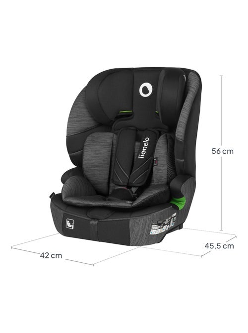 Siège auto évolutif LIONELO Levi Fix i-Size - ISOFIX - 76-150 cm - Groupe 1/2/3 - Kiabi