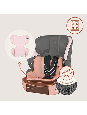 Siège auto évolutif LIONELO Levi Fix i-Size - ISOFIX - 76-150 cm - Groupe 1/2/3