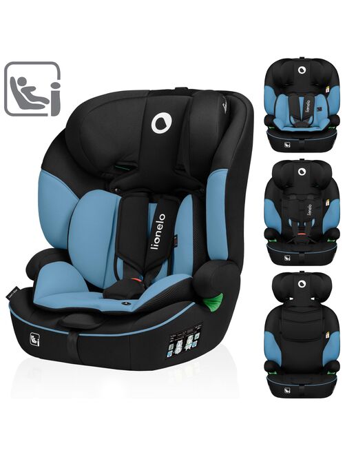 Siège auto évolutif LIONELO Levi i-Size - 76-150 cm - Groupe 1/2/3 - Bleu - Kiabi