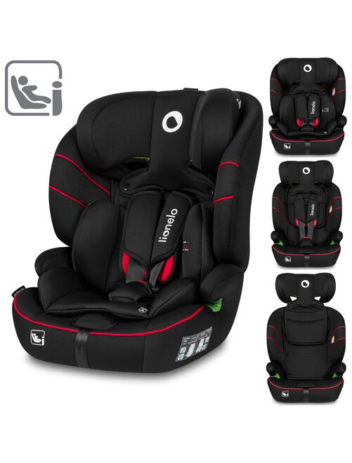 Siège auto évolutif LIONELO Levi i-Size - 76-150 cm - Groupe 1/2/3 - Noir - Kiabi