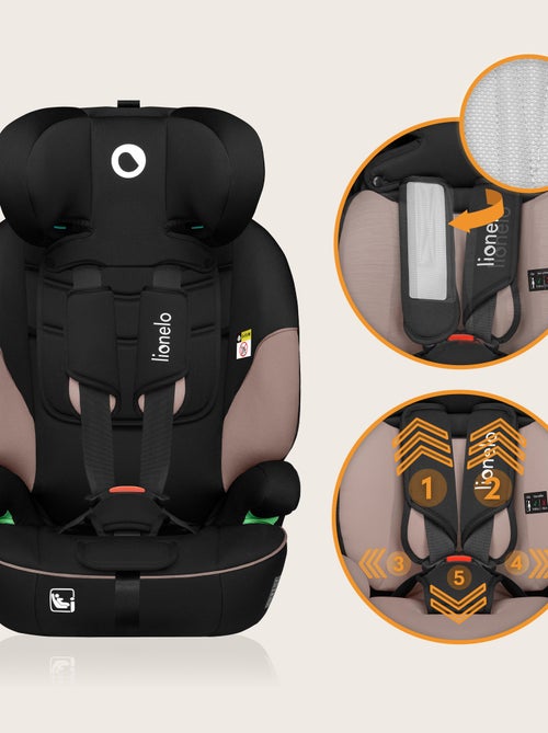 Siège auto évolutif LIONELO Levi i-Size - 76-150 cm - Groupe 1/2/3 - Kiabi
