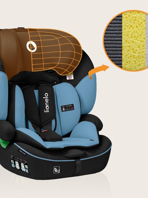 Siège auto évolutif LIONELO Levi i-Size - 76-150 cm - Groupe 1/2/3 - Kiabi