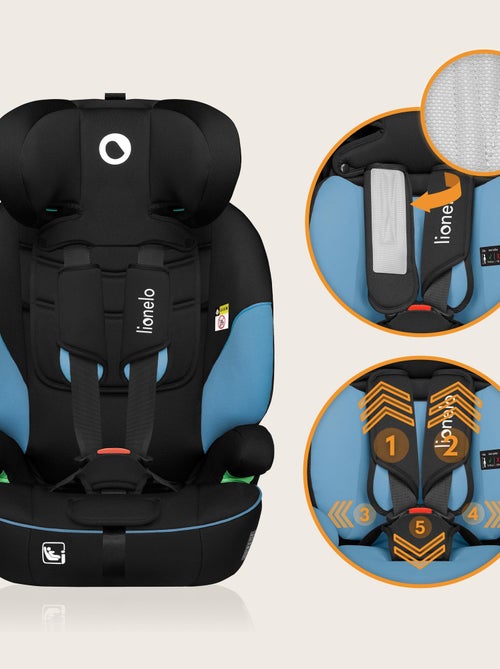 Siège auto évolutif LIONELO Levi i-Size - 76-150 cm - Groupe 1/2/3 - Kiabi