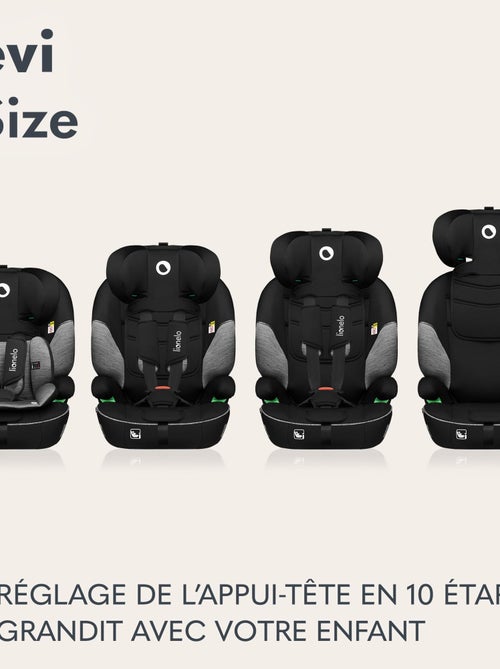 Siège auto évolutif LIONELO Levi i-Size - 76-150 cm - Groupe 1/2/3 - Kiabi