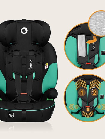 Siège auto évolutif LIONELO Levi i-Size - 76-150 cm - Groupe 1/2/3