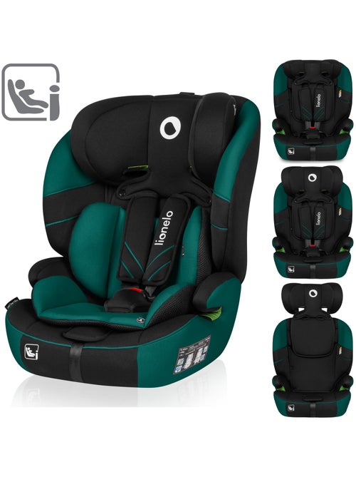 Siège auto évolutif LIONELO Levi One i-Size - 76-150 cm - Groupe 1/2/3 - Vert - Kiabi