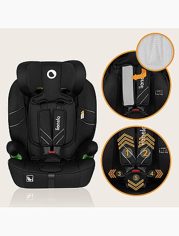 Siège auto évolutif LIONELO Levi i-Size - 76-150 cm - Groupe 1/2/3