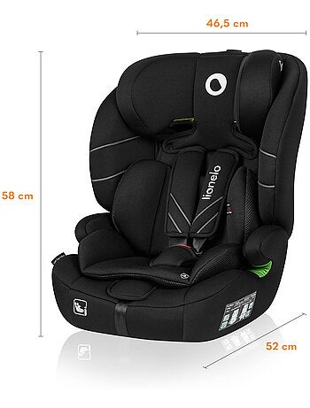 Siège auto évolutif LIONELO Levi i-Size - 76-150 cm - Groupe 1/2/3
