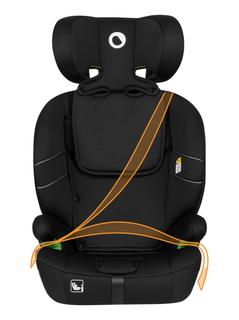 Siège auto évolutif LIONELO Levi One i-Size - 76-150 cm - Groupe 1/2/3 Noir - Kiabi