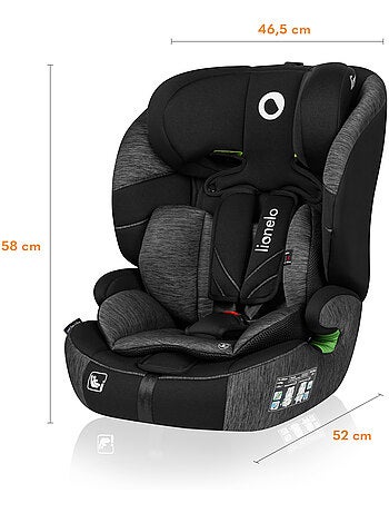 Siège auto évolutif LIONELO Levi i-Size - 76-150 cm - Groupe 1/2/3