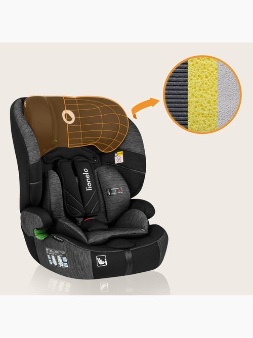 Siège auto évolutif LIONELO Levi One i-Size - 76-150 cm - Groupe 1/2/3 - Kiabi