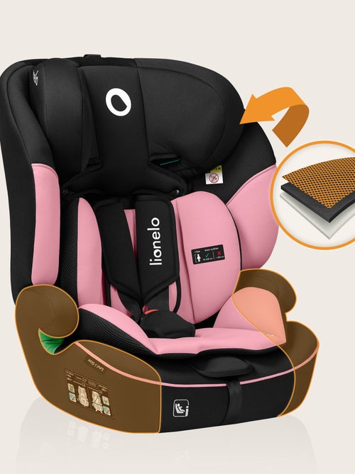 Siège auto évolutif LIONELO Levi One i-Size - 76-150 cm - Groupe 1/2/3 - Kiabi