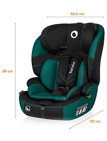 Siège auto évolutif LIONELO Levi i-Size - 76-150 cm - Groupe 1/2/3