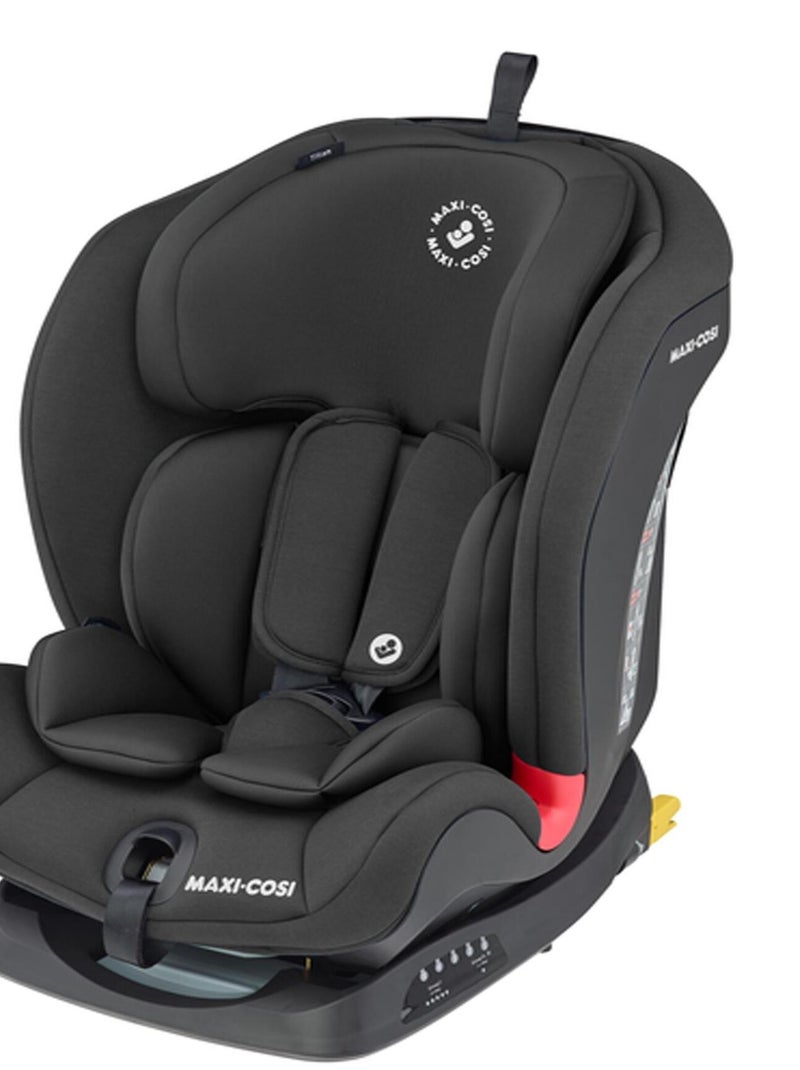 Siège auto évolutif MAXI-COSI Titan, Groupe 1/2/3, Isofix, inclinable, Basic Black Noir - Kiabi