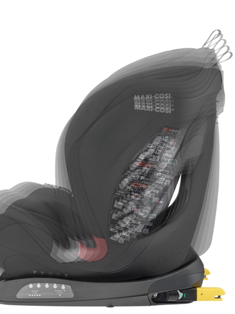 Siège auto évolutif MAXI-COSI Titan, Groupe 1/2/3, Isofix, inclinable, Basic Black Noir - Kiabi