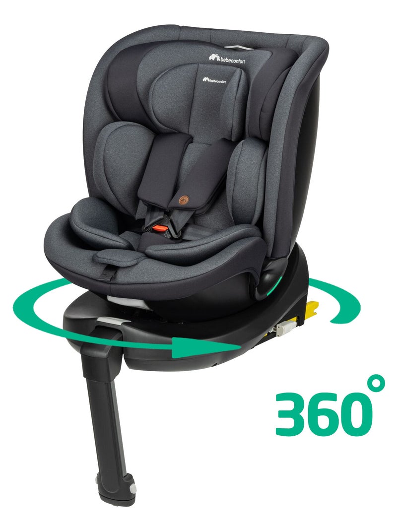 Siège auto évolutif pivotant Evolufix Plus 360 i-Size Noir Noir - Kiabi
