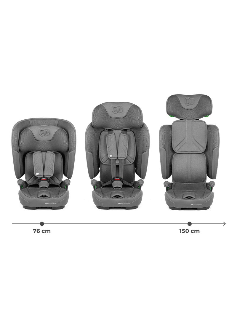 Siège auto Fix2Go i-size 76-150 cm confort Gris - Kiabi