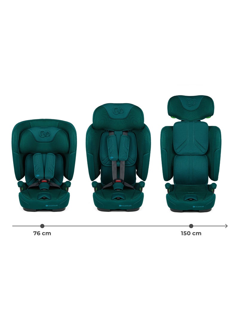 Siège auto Fix2Go i-size 76-150 cm confort Vert - Kiabi