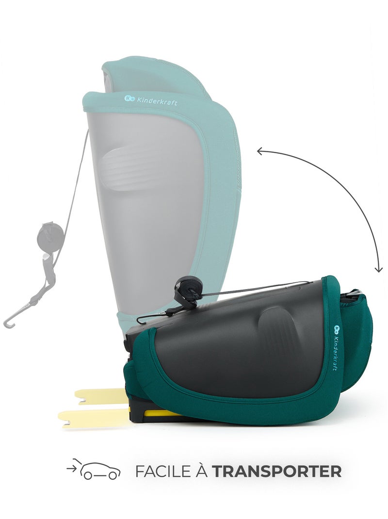Siège auto Fix2Go i-size 76-150 cm confort Vert - Kiabi