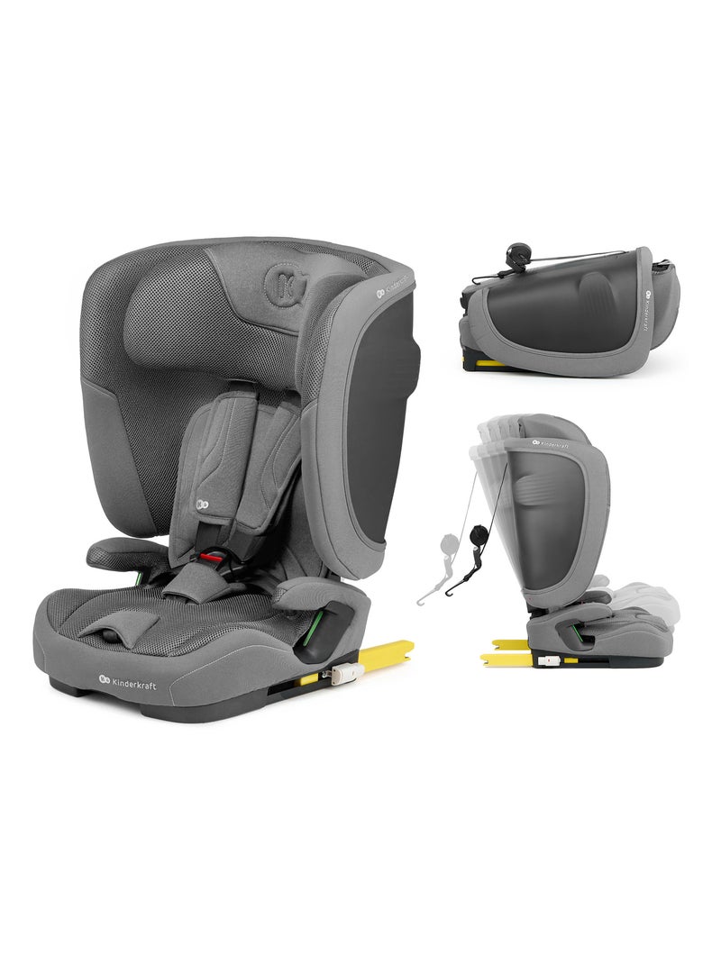 Siège auto fix2go i size 76 150cm modèle pratique et confortable Gris - Kiabi