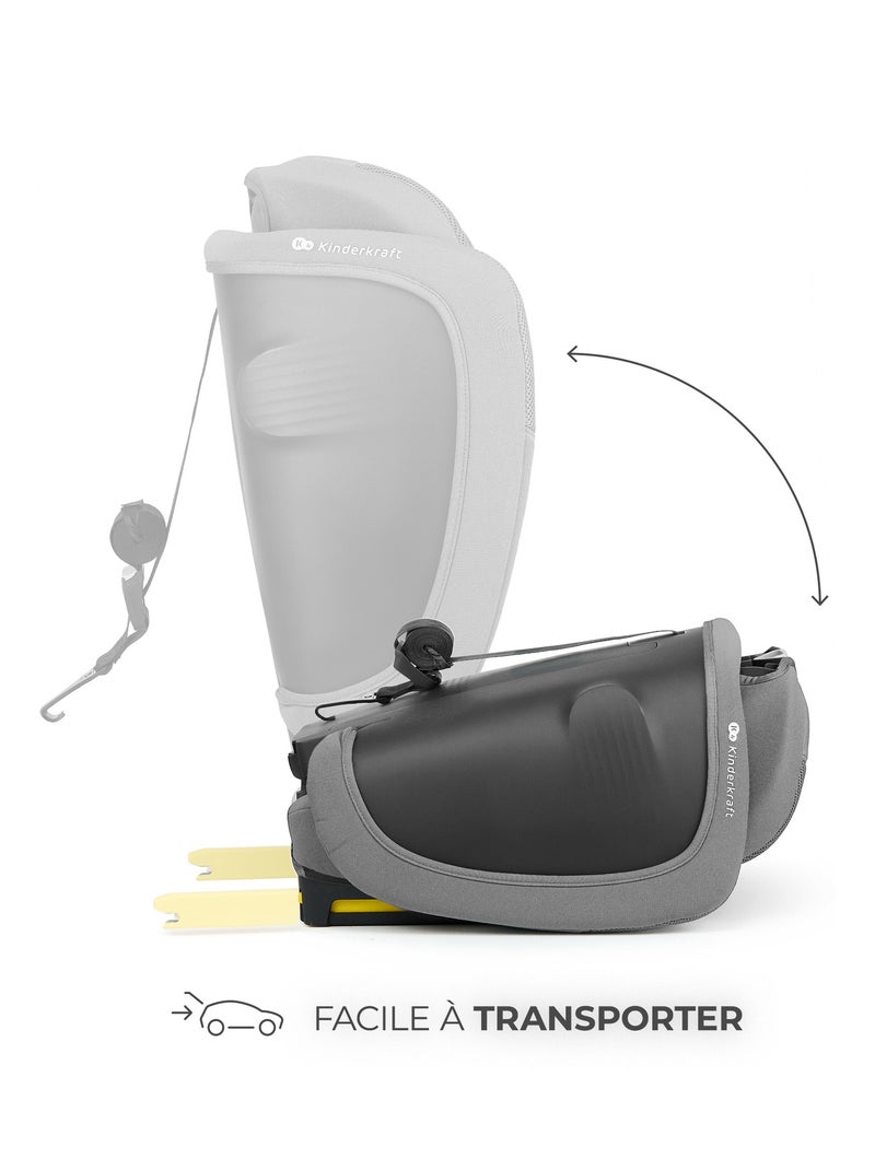 Siège auto fix2go i size 76 150cm modèle pratique et confortable Gris - Kiabi