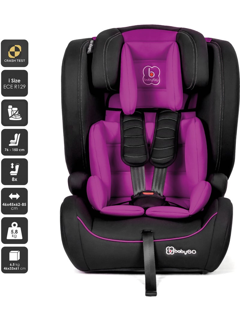 Siège auto FreeMove i-Size - BabyGO. Rose - Kiabi