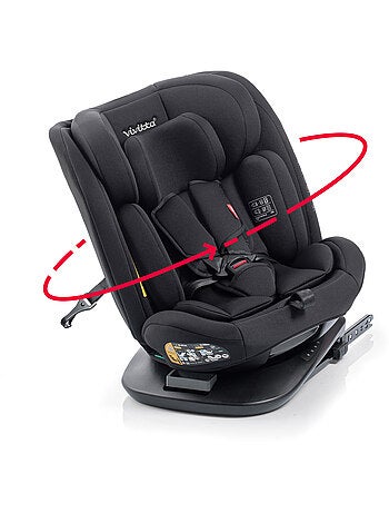Siège auto Garaia Ifix avec Top Tether 40-150 cm Vivitta INTENSE BLACK