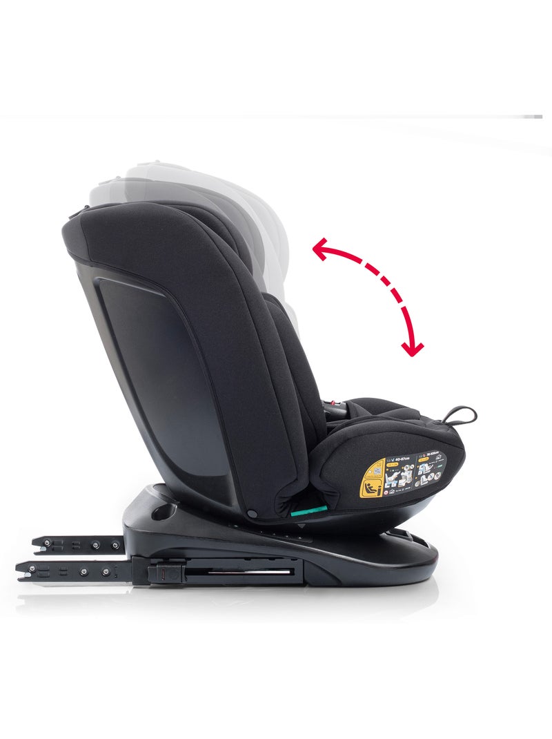 Siège auto Garaia Ifix avec Top Tether 40-150 cm Vivitta INTENSE BLACK Noir Noir - Kiabi