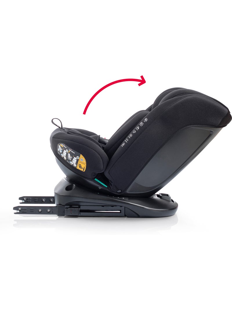 Siège auto Garaia Ifix avec Top Tether 40-150 cm Vivitta INTENSE BLACK Noir Noir - Kiabi