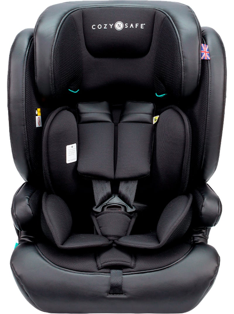 Siège Auto Groupe 1 2 3 Isofix iSize 76-150 cm Hudson Cozy N Safe Noir Noir - Kiabi