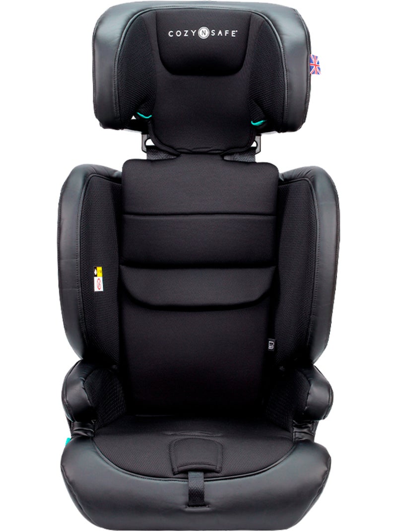 Siège Auto Groupe 1 2 3 Isofix iSize 76-150 cm Hudson Cozy N Safe Noir Noir - Kiabi