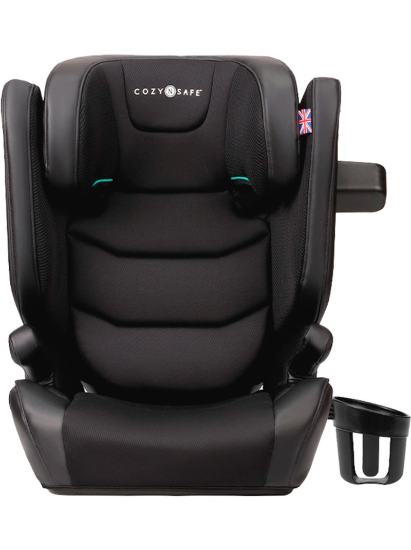 Siège auto groupe 2 3 Isofix iSize 100-150 cm Portland Cozy N Safe Noir Noir - Kiabi