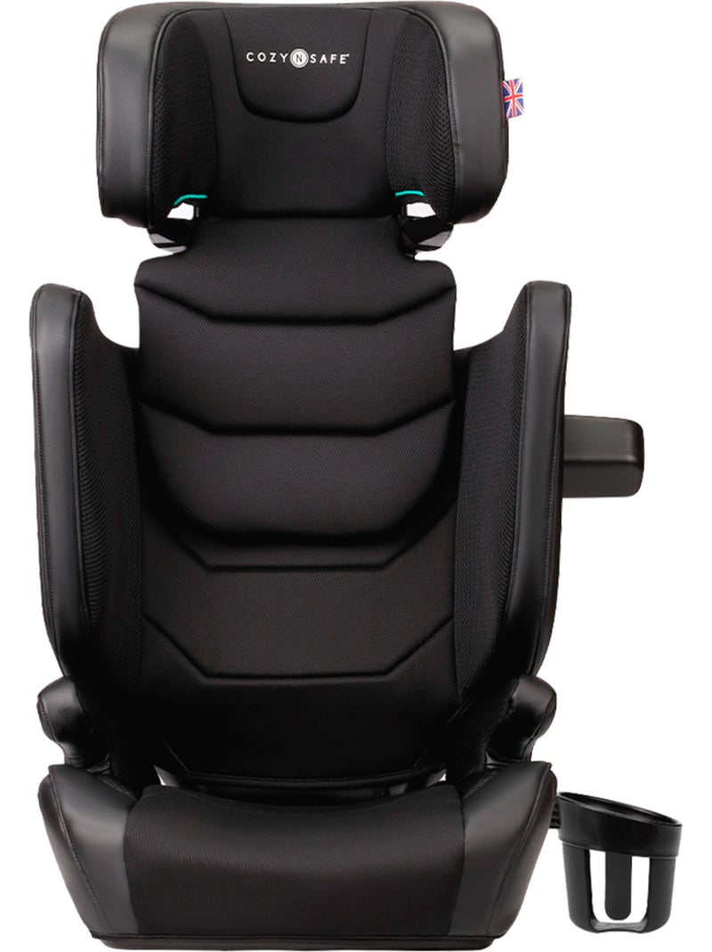 Siège auto groupe 2 3 Isofix iSize 100-150 cm Portland Cozy N Safe Noir Noir - Kiabi