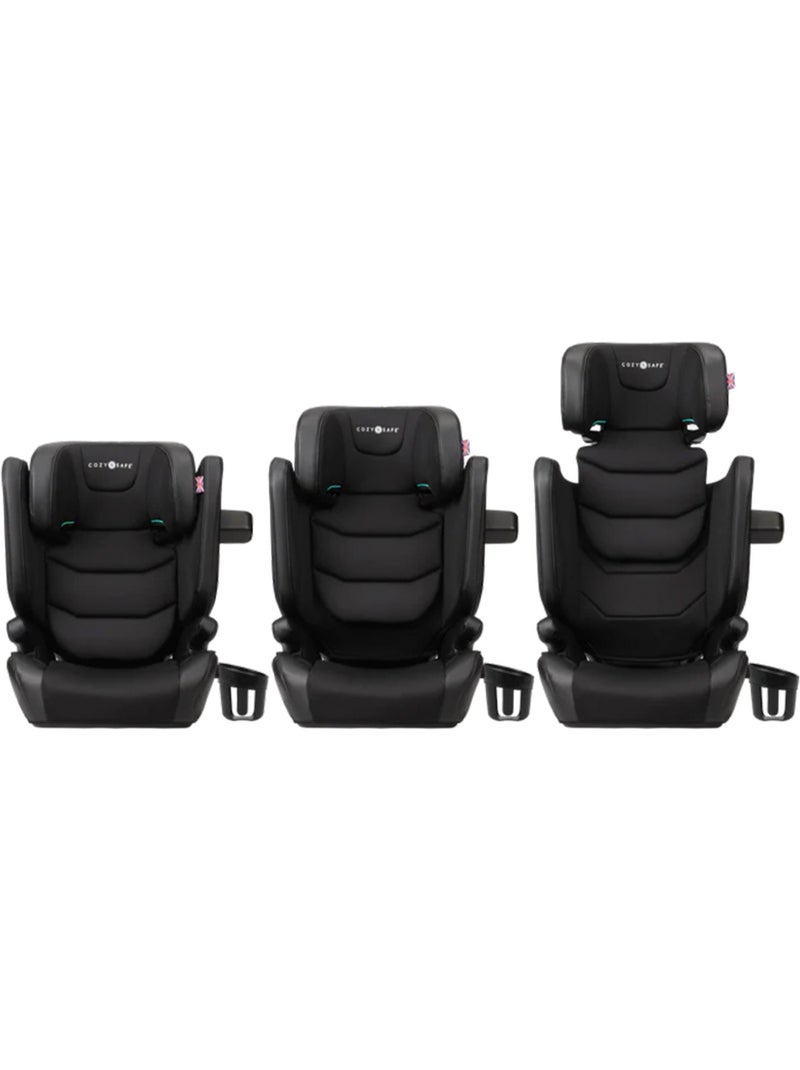 Siège auto groupe 2 3 Isofix iSize 100-150 cm Portland Cozy N Safe Noir Noir - Kiabi