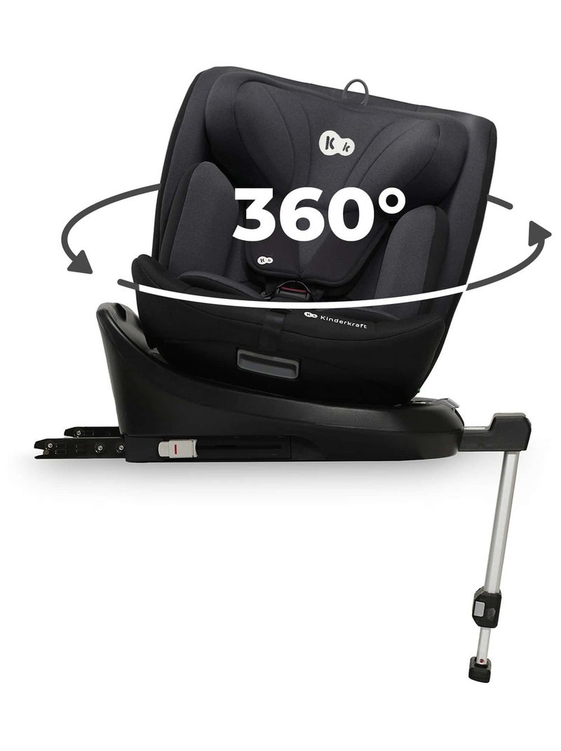 Siège auto i 360 i size modèle pratique et confortable Noir - Kiabi