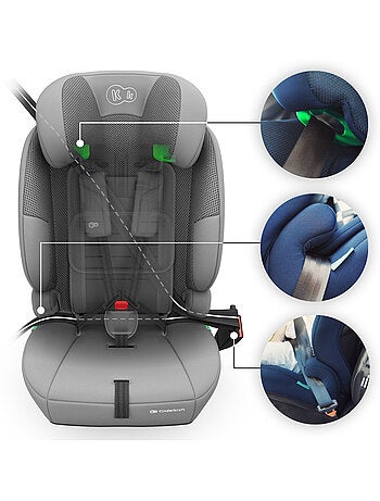 Siège auto i-Size 3-en-1 Kinderkraft COMFORT UP 2 PLUS 76-150 cm R129, appui-tête 12 positions